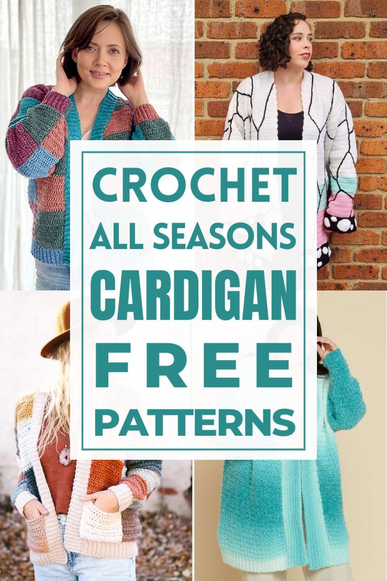 22 Free Crochet Cardigan Patterns For All Seasons - The Cochetry