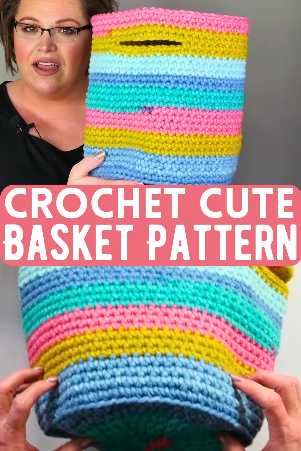 Crochet Cute Basket Pattern