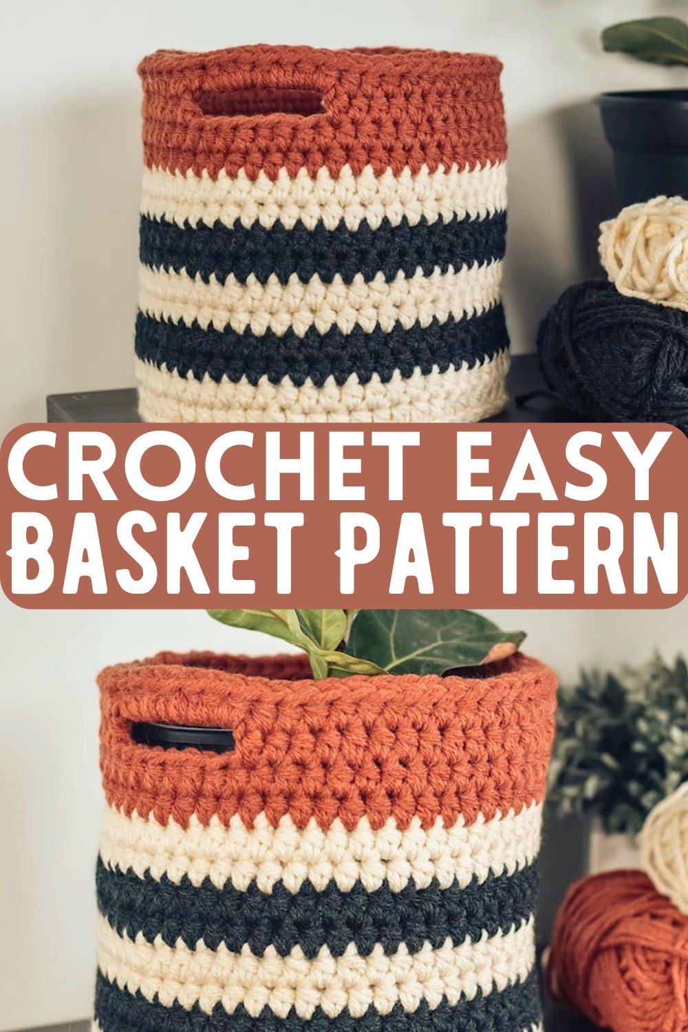 Crochet Easy Basket Pattern