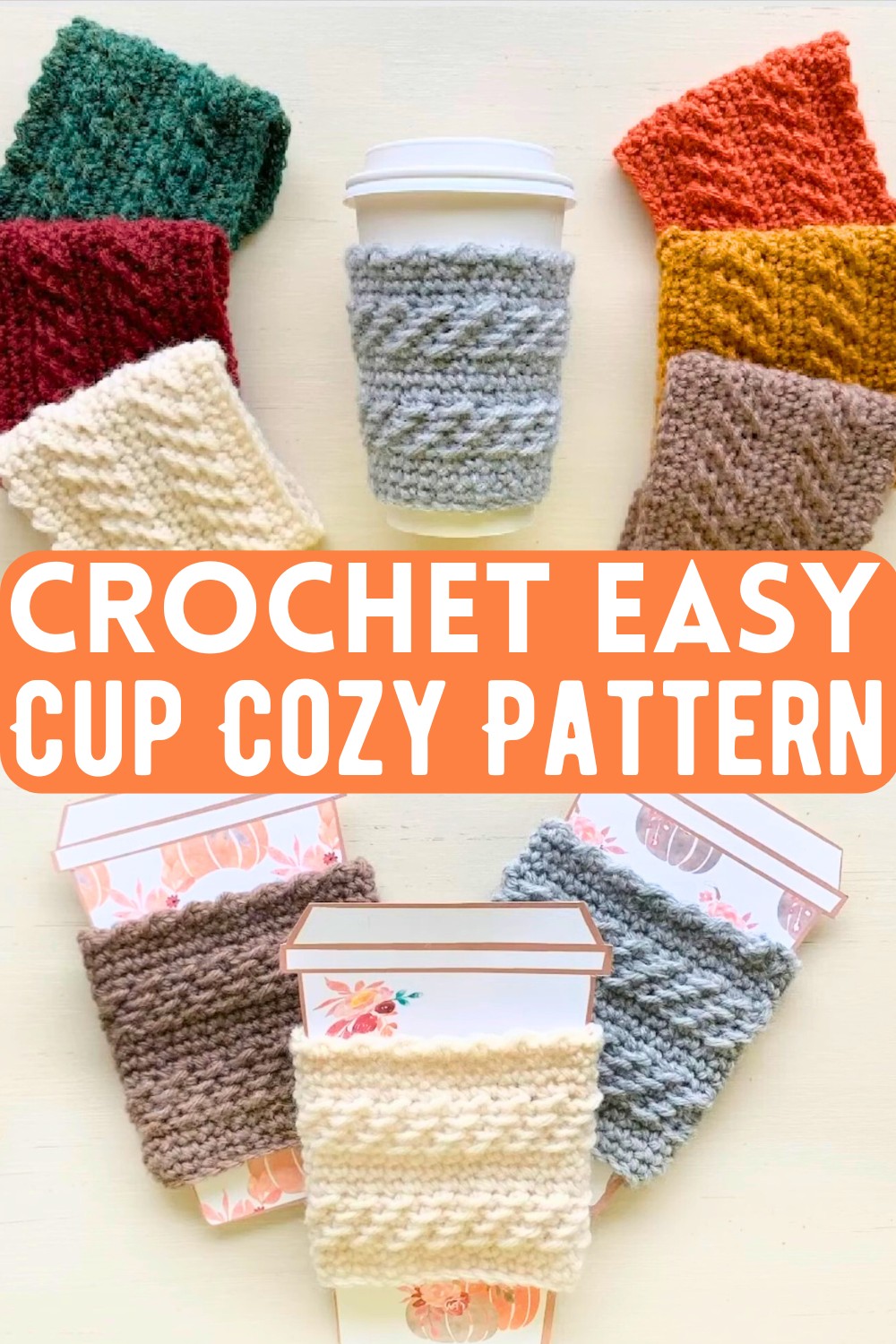 Crochet Easy Cup Cozy Pattern