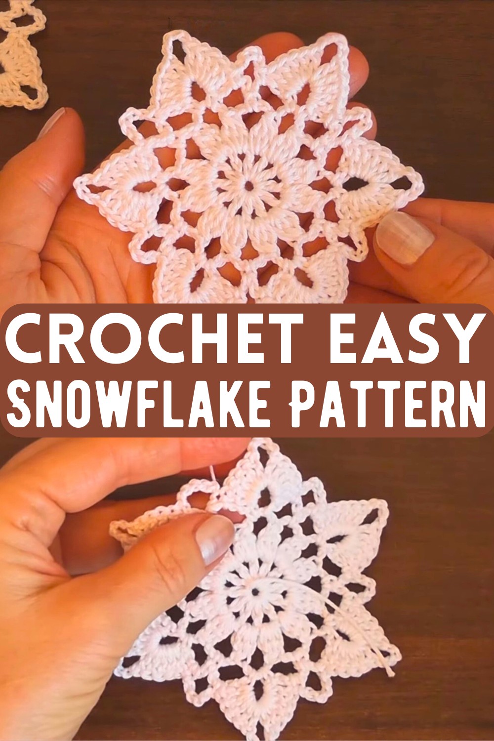 Crochet Easy Snowflake Pattern
