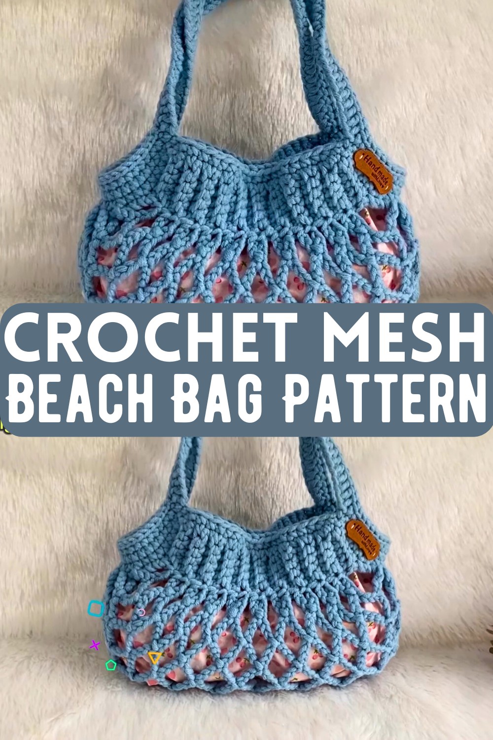 Crochet Mesh Beach Bag Pattern