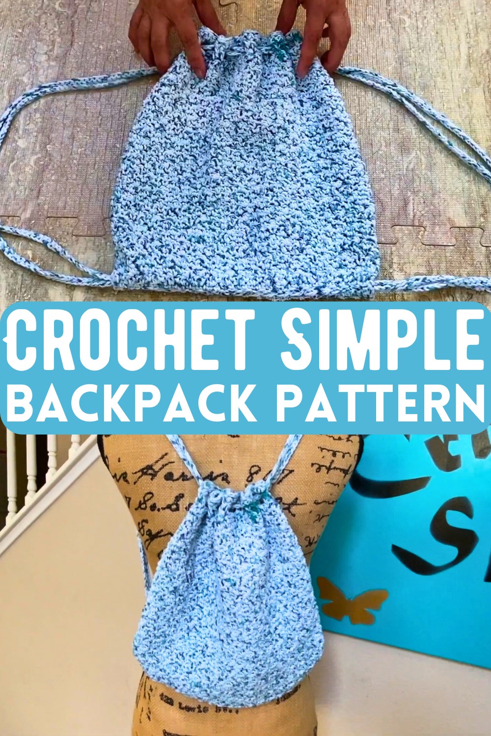 Crochet Simple Backpack Pattern