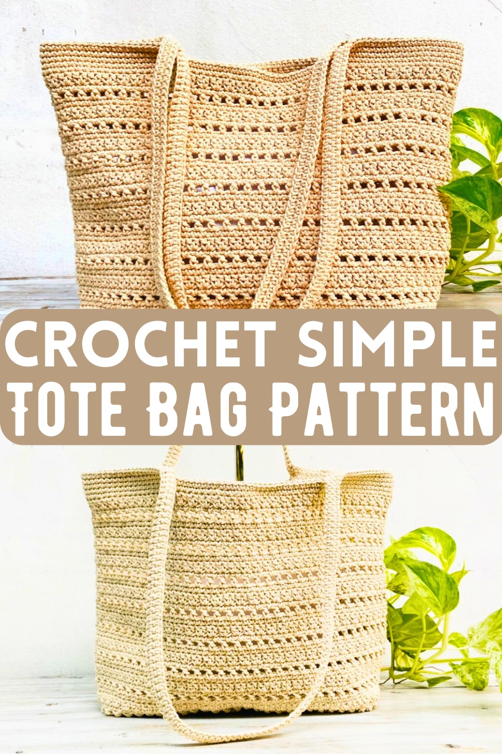 Crochet Simple Tote Bag Pattern