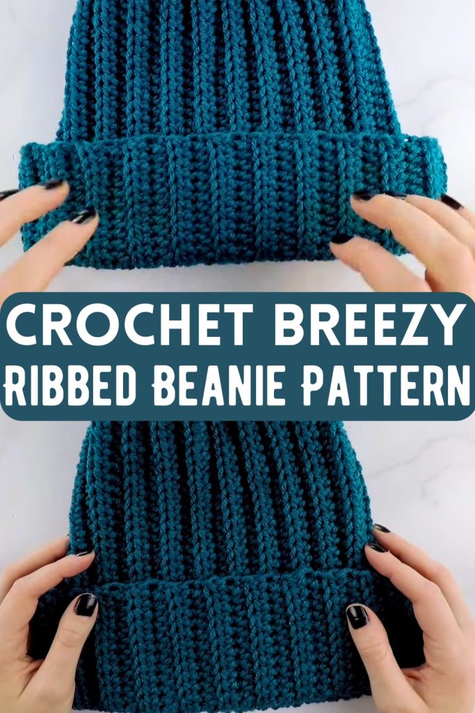 Varigated Ribbed Beanie Pattern Crochet Ribbed Beanie Patterns With Unique Stitches - The Cochetry