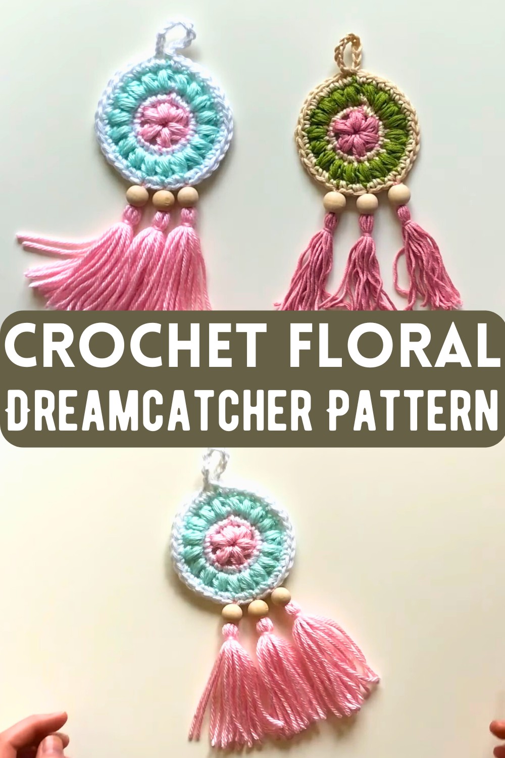 Crochet Floral Dreamcatcher Pattern