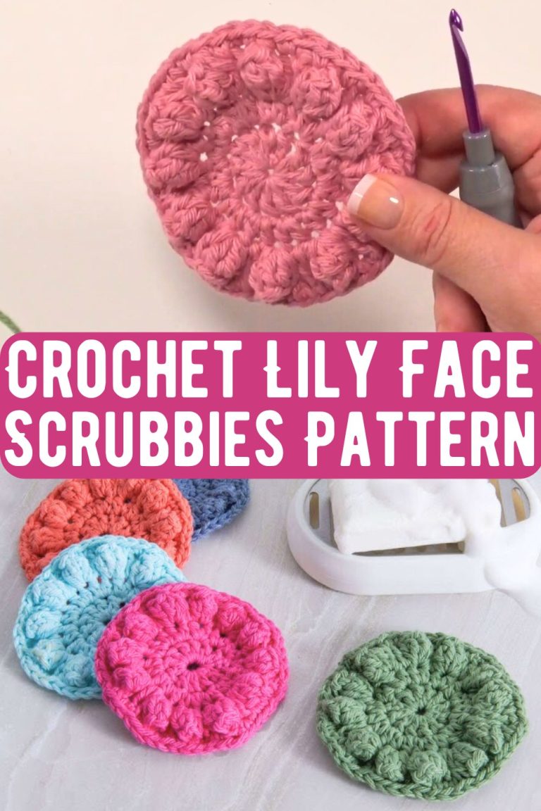 Round Face Rochet Pad Pattern Crochet Face Pad Patterns To Transform Makeup Routine - The Cochetry