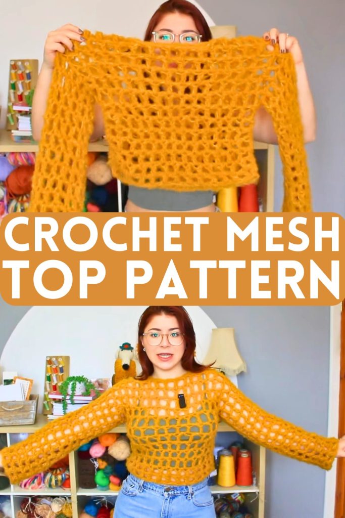 Breathable Crochet Mesh Top Patterns For Layering - The Cochetry