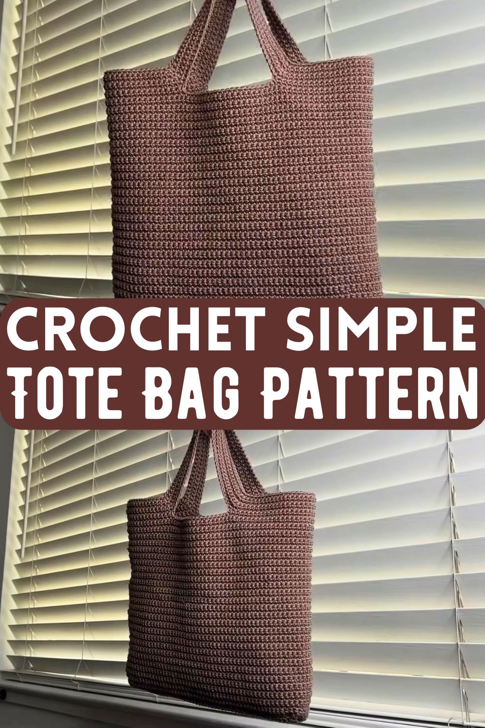 Crochet Simple Tote Bag Pattern