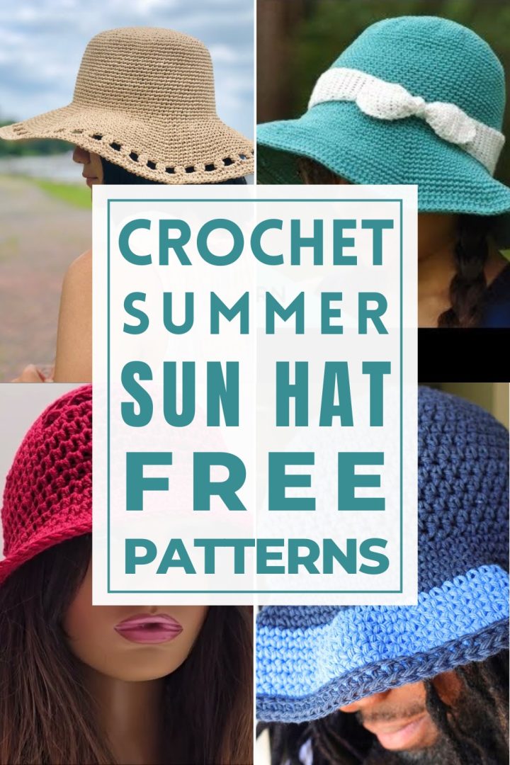 Crochet Sun Hat Patterns For Summer Photoshoots - The Cochetry