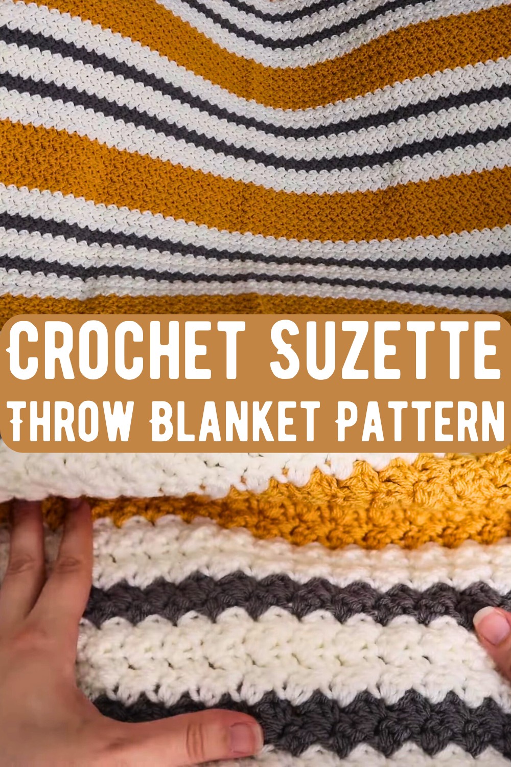 Crochet Suzette Throw Blanket Pattern