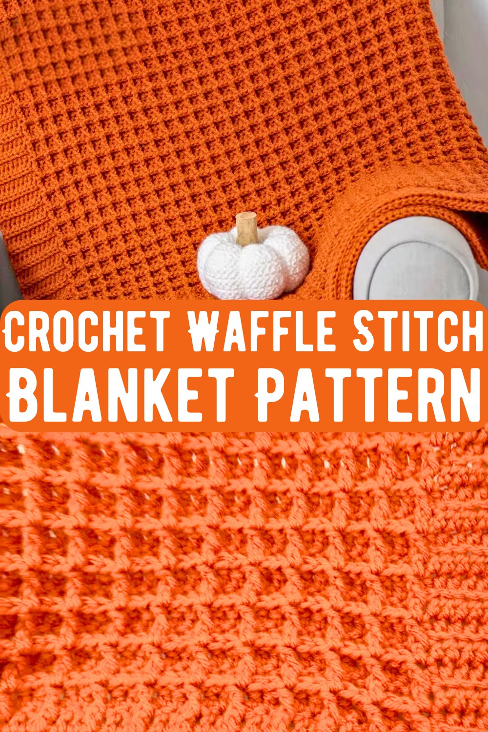 Crochet Waffle Stitch Blanket Pattern