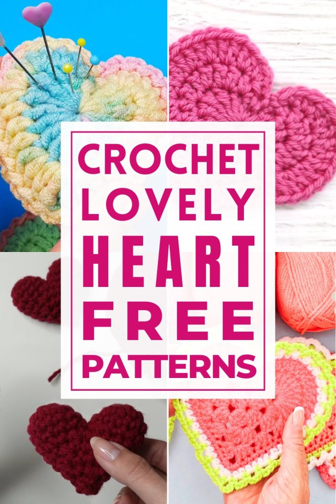Lovely Crochet Heart Patterns For Valentines Day - The Cochetry