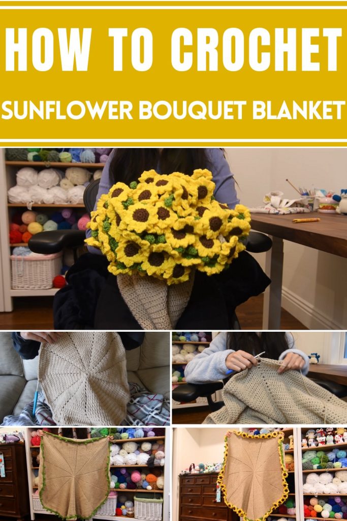 Gorgeous Crochet Sunflower Blanket Pattern To Bloom Year Round The gorgeous-crochet-sunflower-blanket-pattern-to-bloom-year-round-the