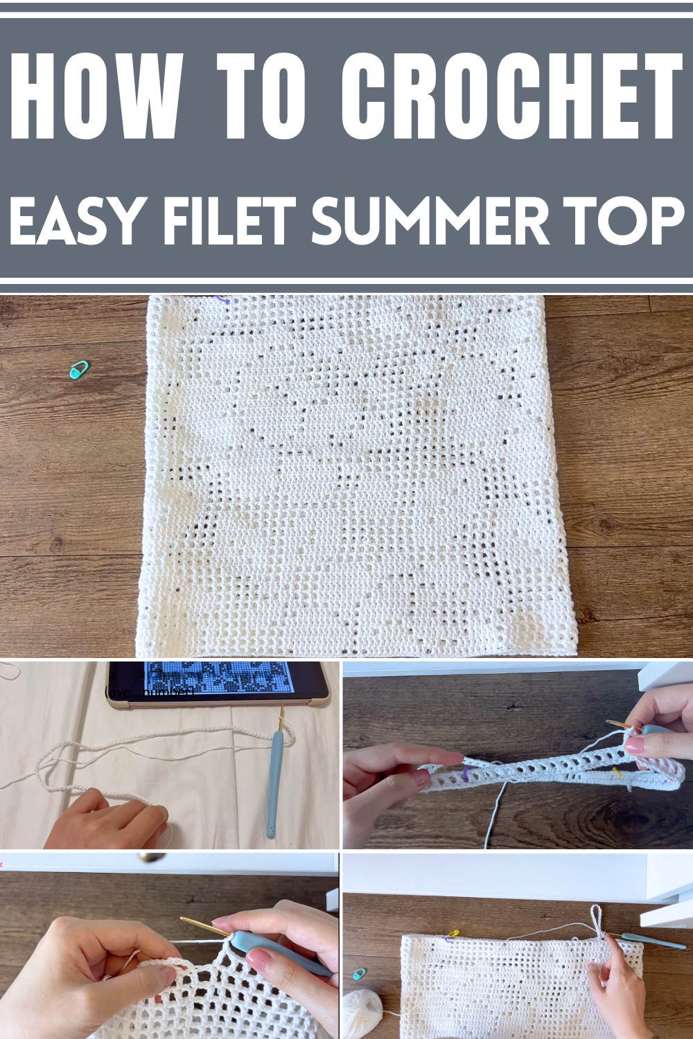 Eye-Popping Crochet Filet Summer Top Pattern to Stand Out - The Cochetry