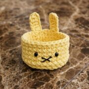 Crochet Miffy Style Basket Pattern 5