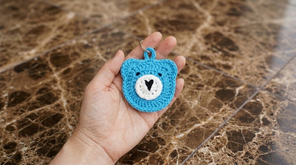 Crochet Bear Bag Charm Pattern 5