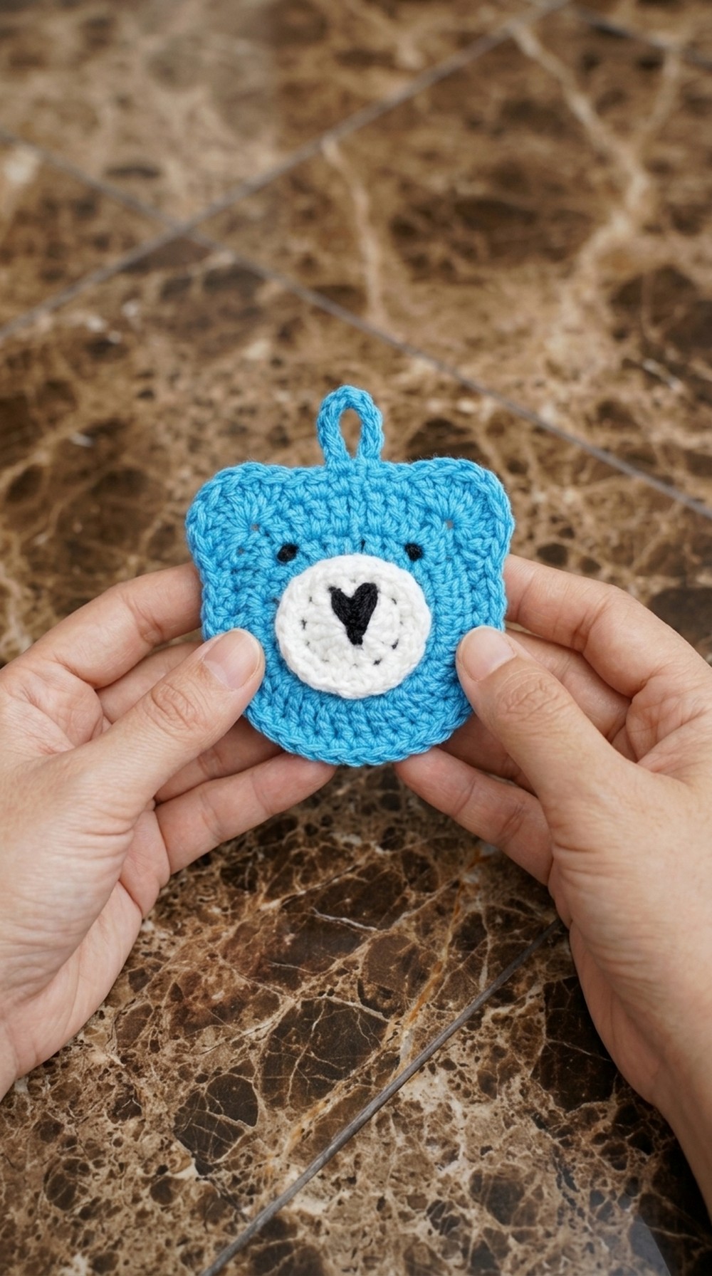 Crochet Bear Bag Charm Pattern 6