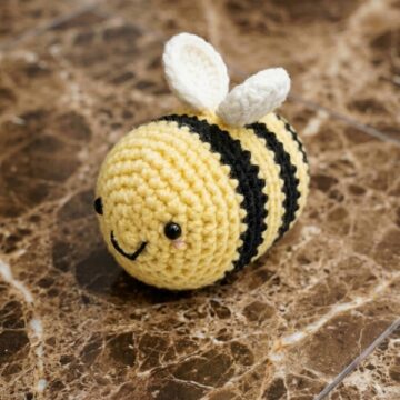 Crochet Bee Amigurumi Pattern 6