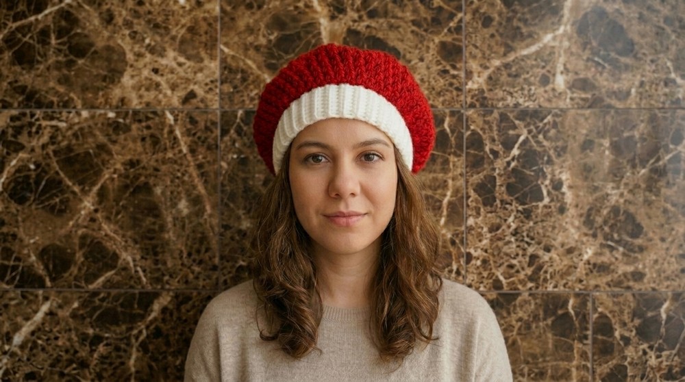 Crochet Beret Hat Pattern 5