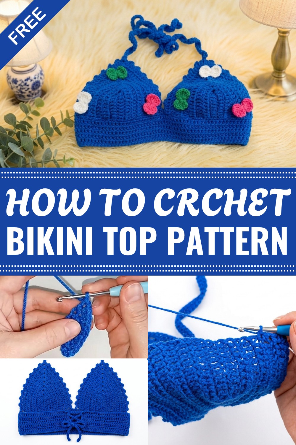 Crochet Bikini Top Pattern