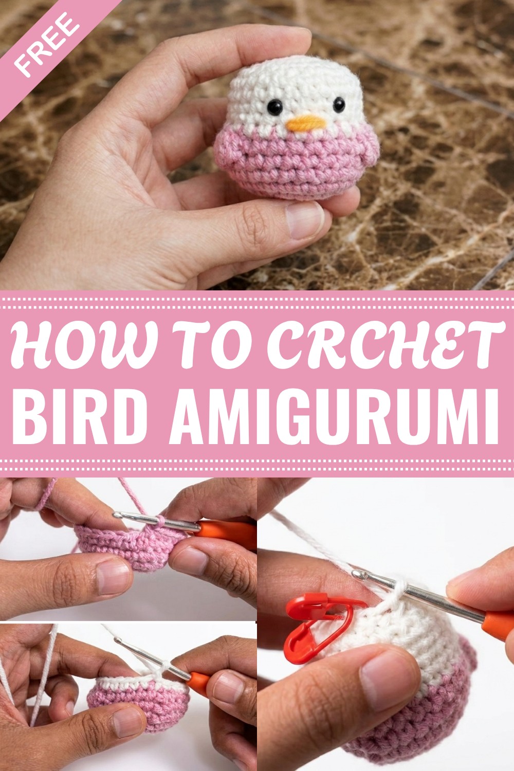 Crochet Bird Amigurumi Pattern