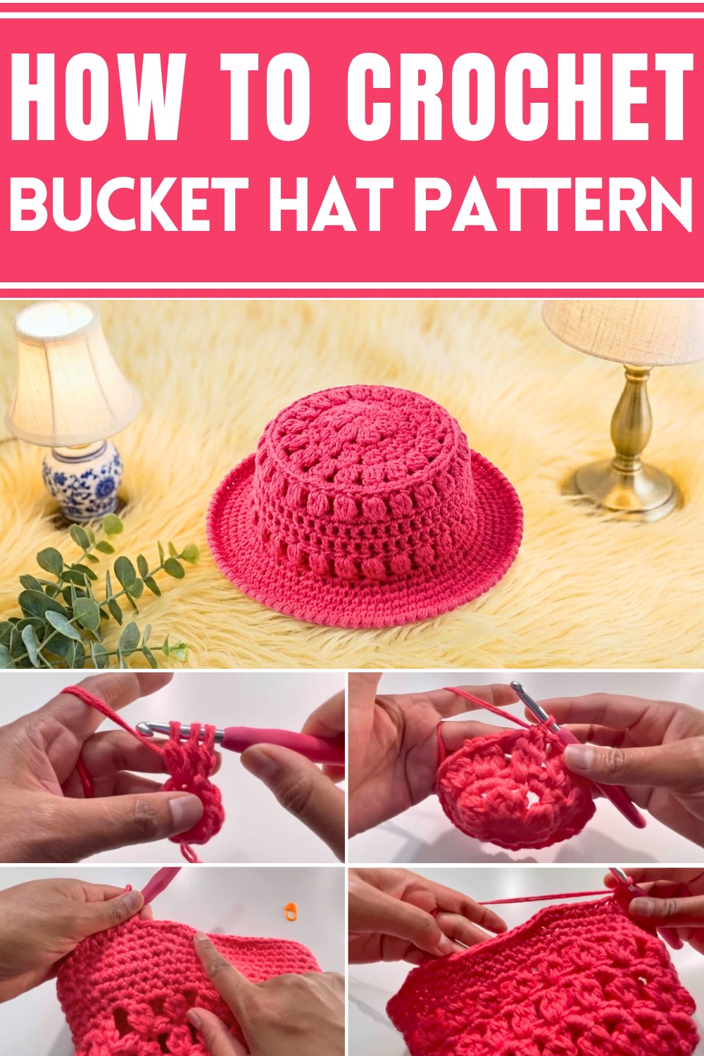 Crochet Bucket Hat Pattern