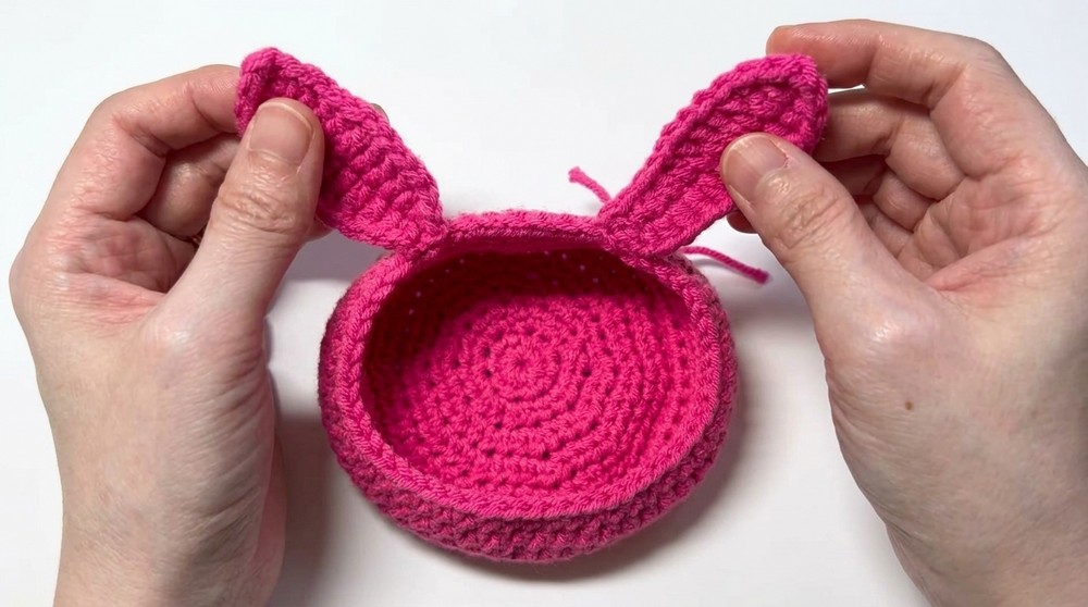 Crochet Bunny Basket Pattern 3