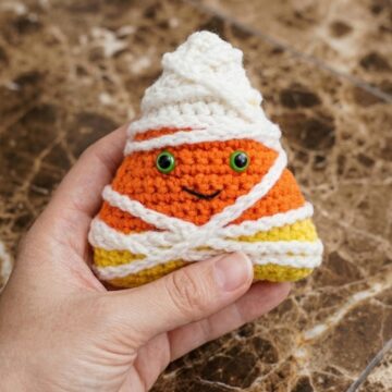 Crochet Candy Corn Mummy Pattern 6