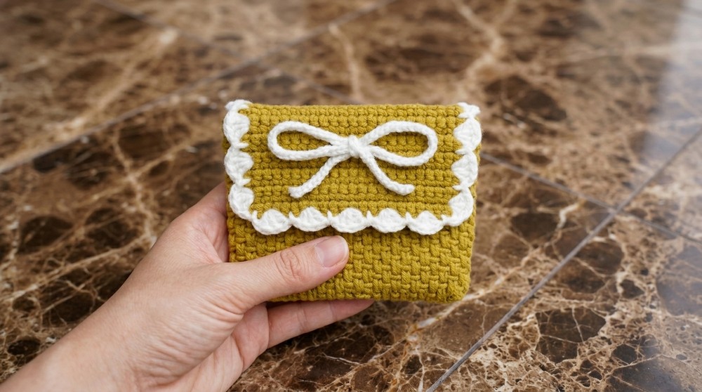 Crochet Card Holder Bag Pattern 5