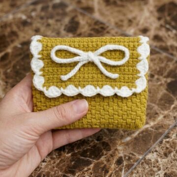 Crochet Card Holder Bag Pattern 6