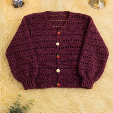 Crochet Cardigan Pattern 6