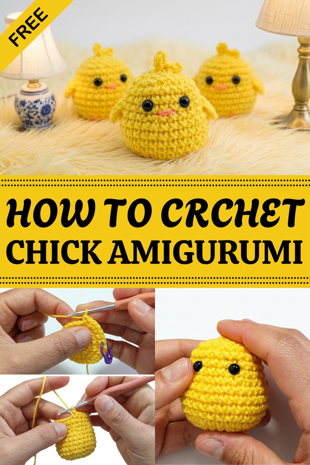 Crochet Chick Amigurumi Pattern