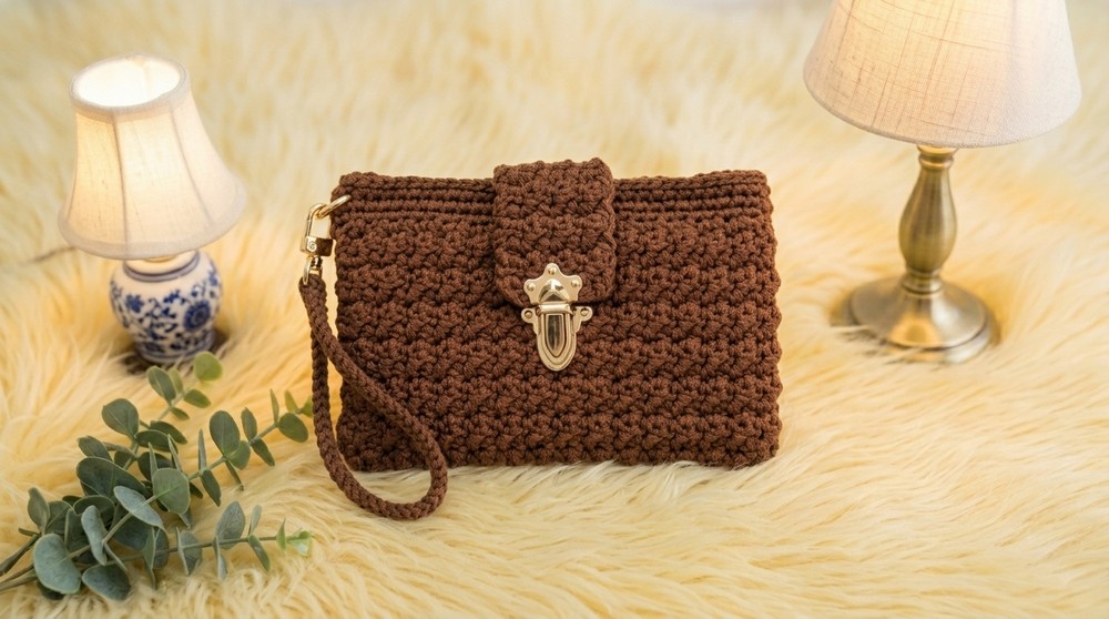Crochet Clutch Wallet Pattern 5