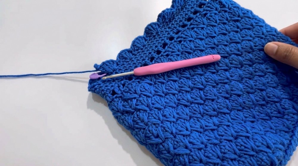Crochet Drawstring Bag Pattern 4