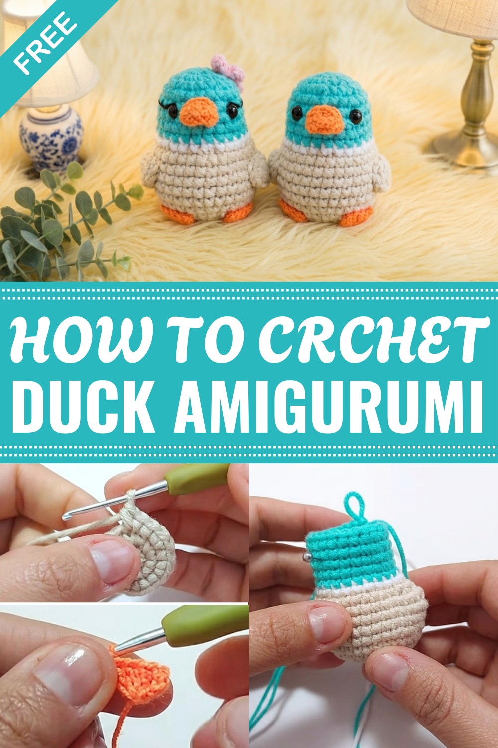 Crochet Duck Amigurumi Pattern