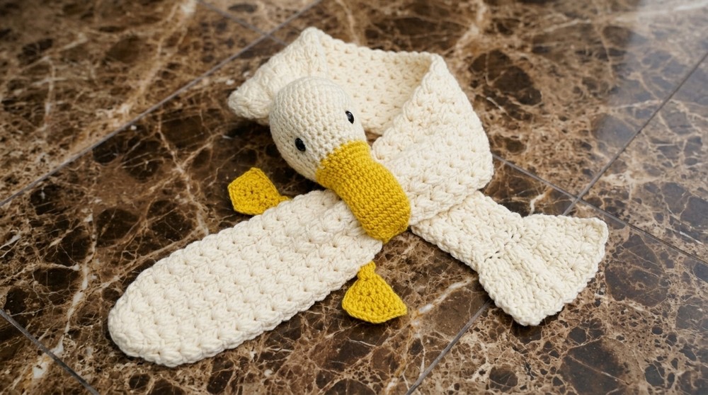 Crochet Duck Scarf Pattern 5