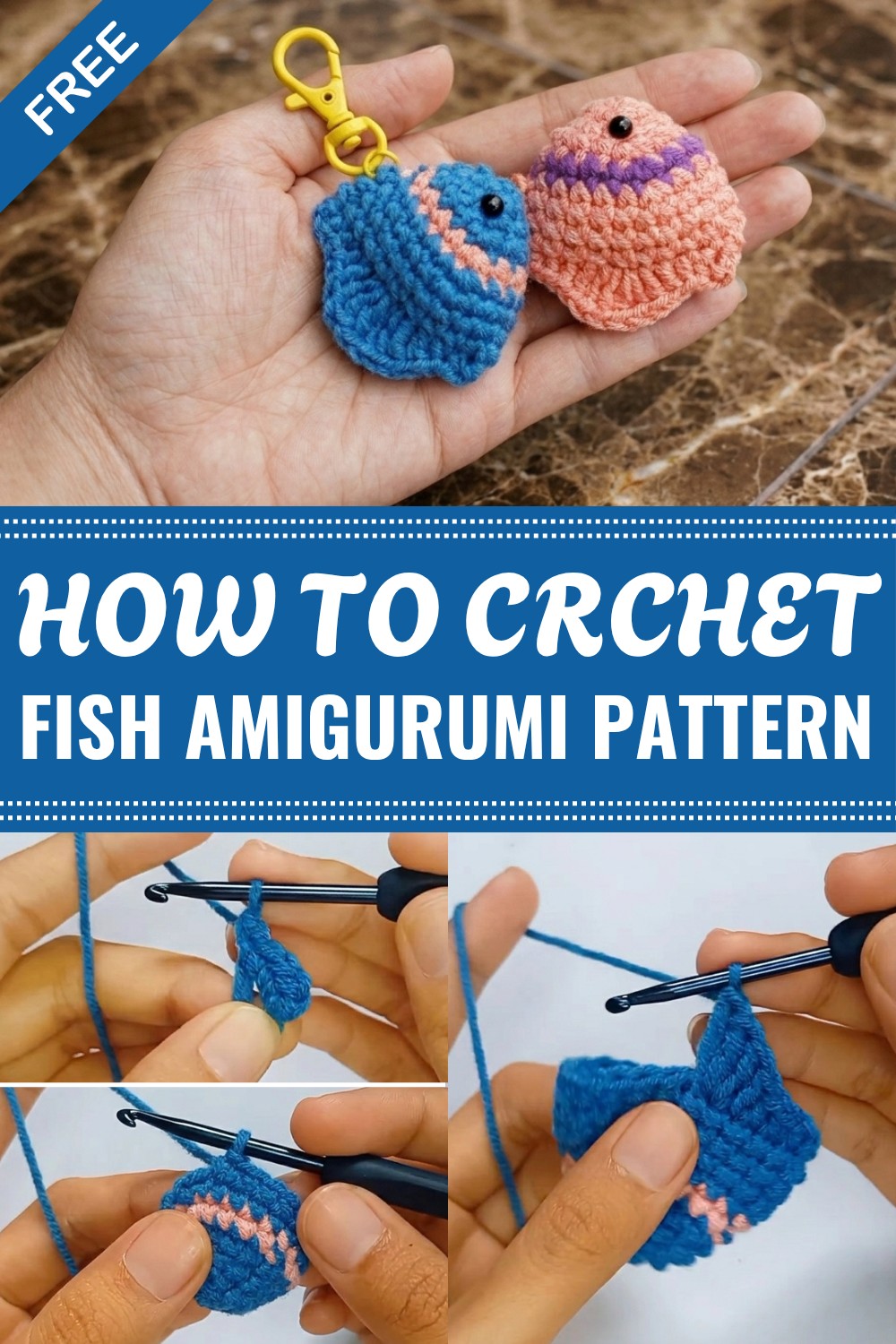 Crochet Fish Amigurumi Pattern