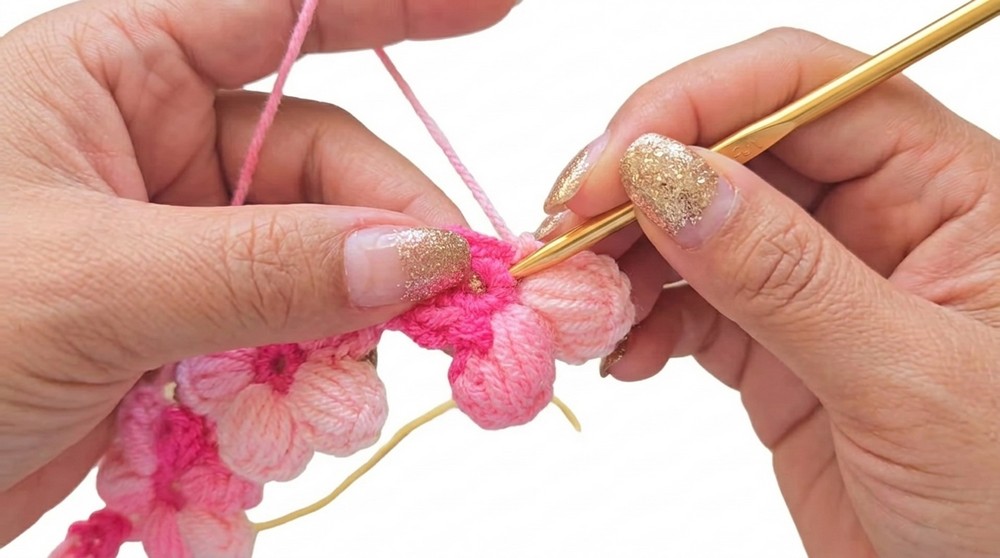 Crochet Flower Headband Pattern 3