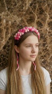Crochet Flower Headband Pattern 6