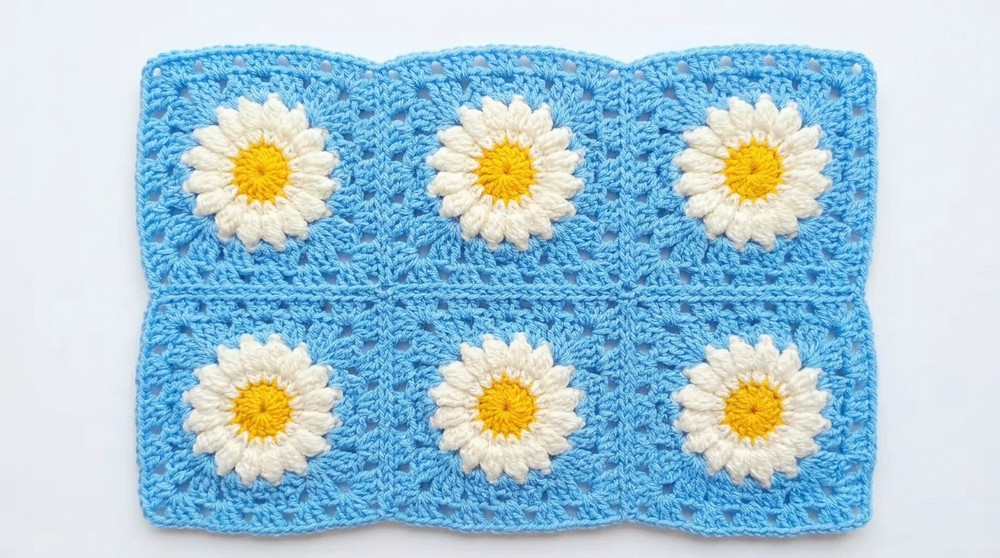 Crochet Granny Square Cardigan Pattern 2
