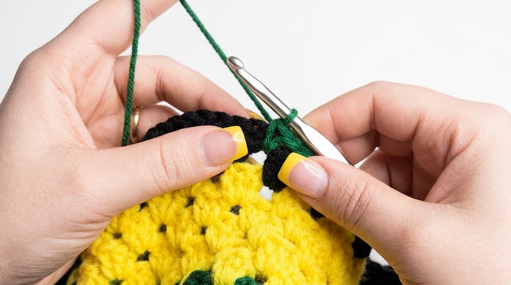 Crochet Granny Square Skirt Pattern 2