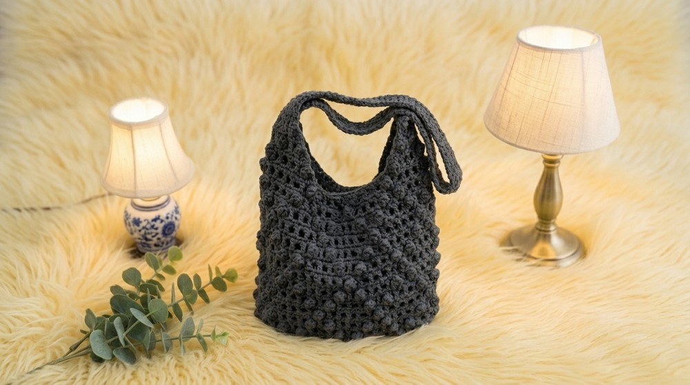 Crochet Mesh Hobo Bag Pattern 5