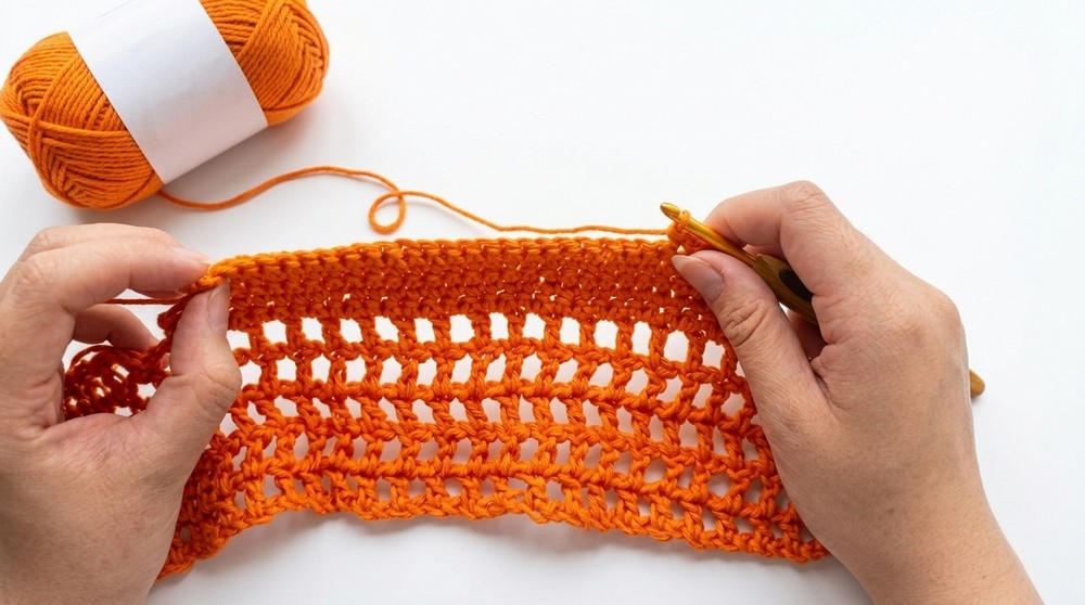 Crochet Mesh Tote Bag Pattern 2