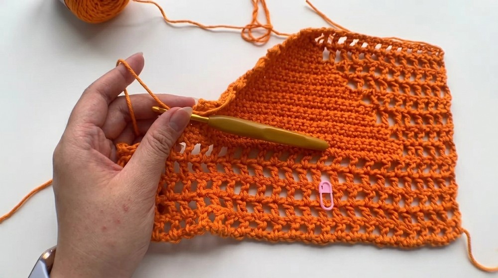 Crochet Mesh Tote Bag Pattern 4