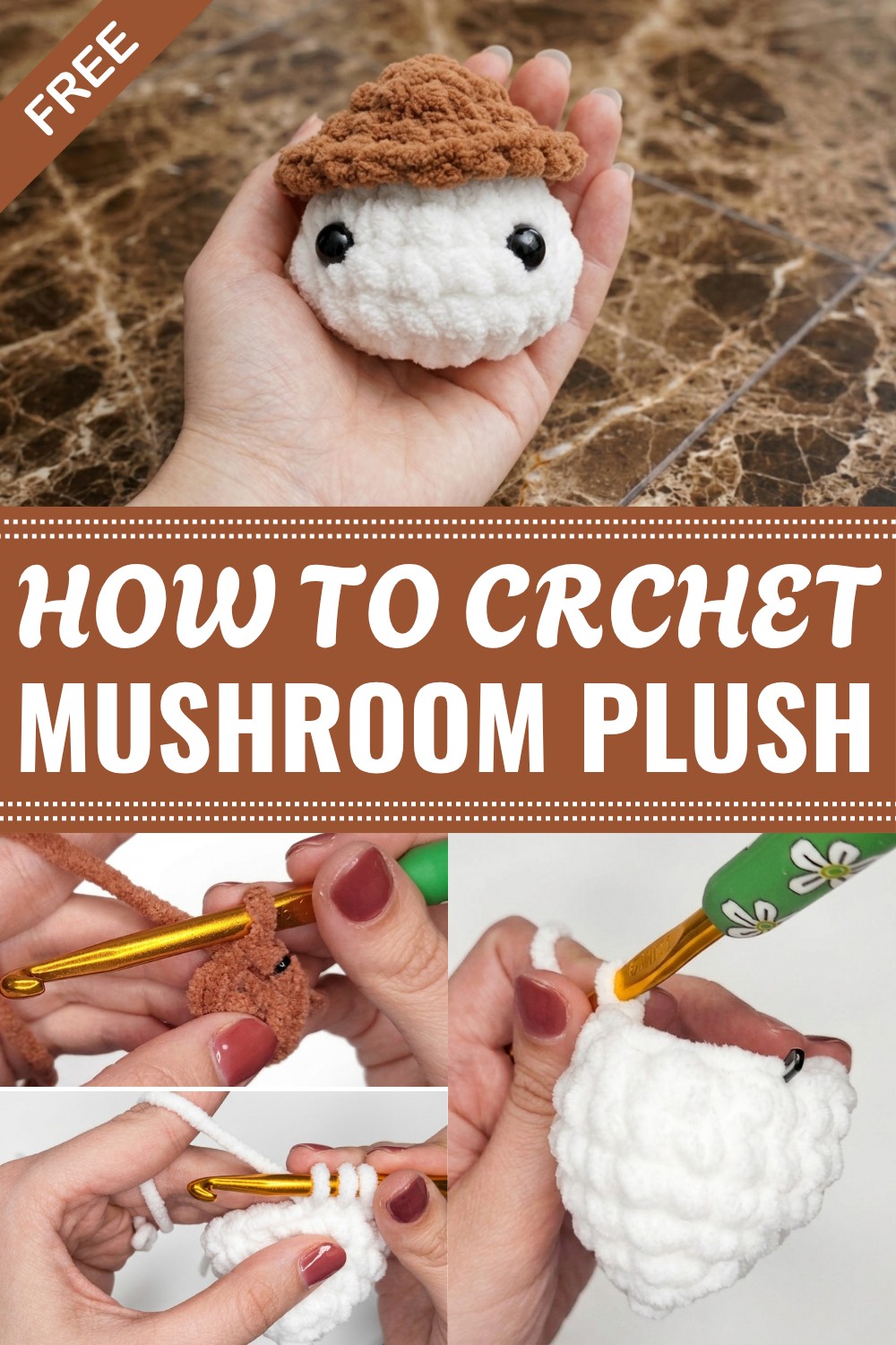 Crochet Mushroom Plush Pattern