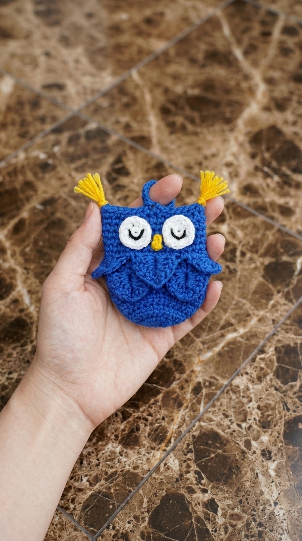 Crochet Owl Bag Charm Pattern 6