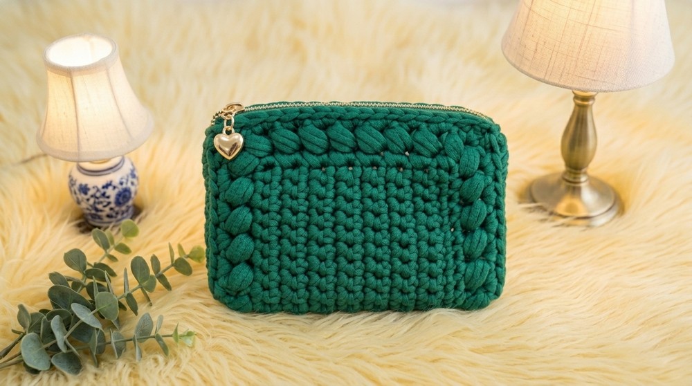 Crochet Puffy Coin Purse Pattern 5