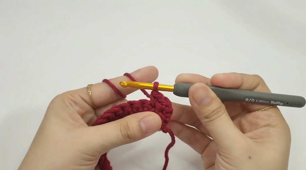 Crochet Ribbed Bag Pattern 1