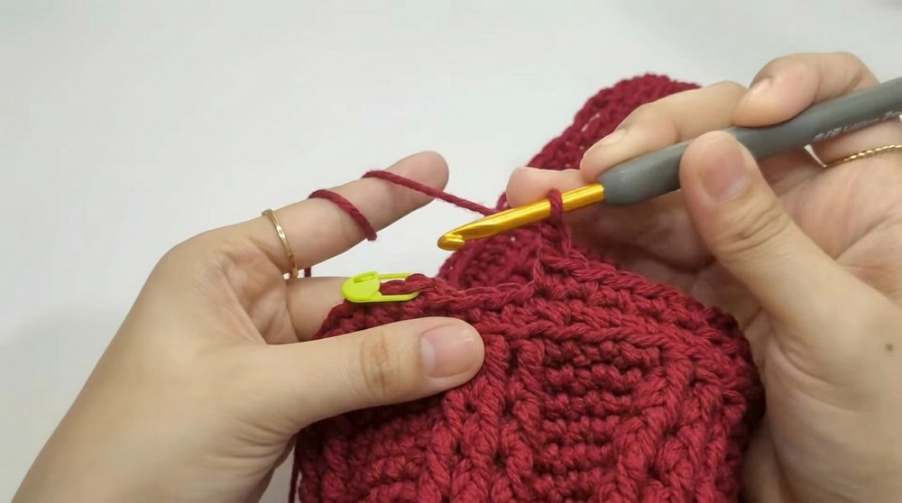 Crochet Ribbed Bag Pattern 3